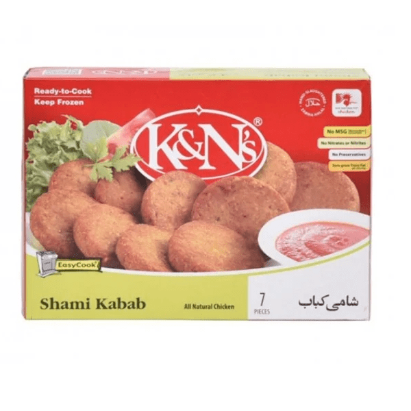 K&N's SHAMI KABAB SMALL 7 PCS 252 GM