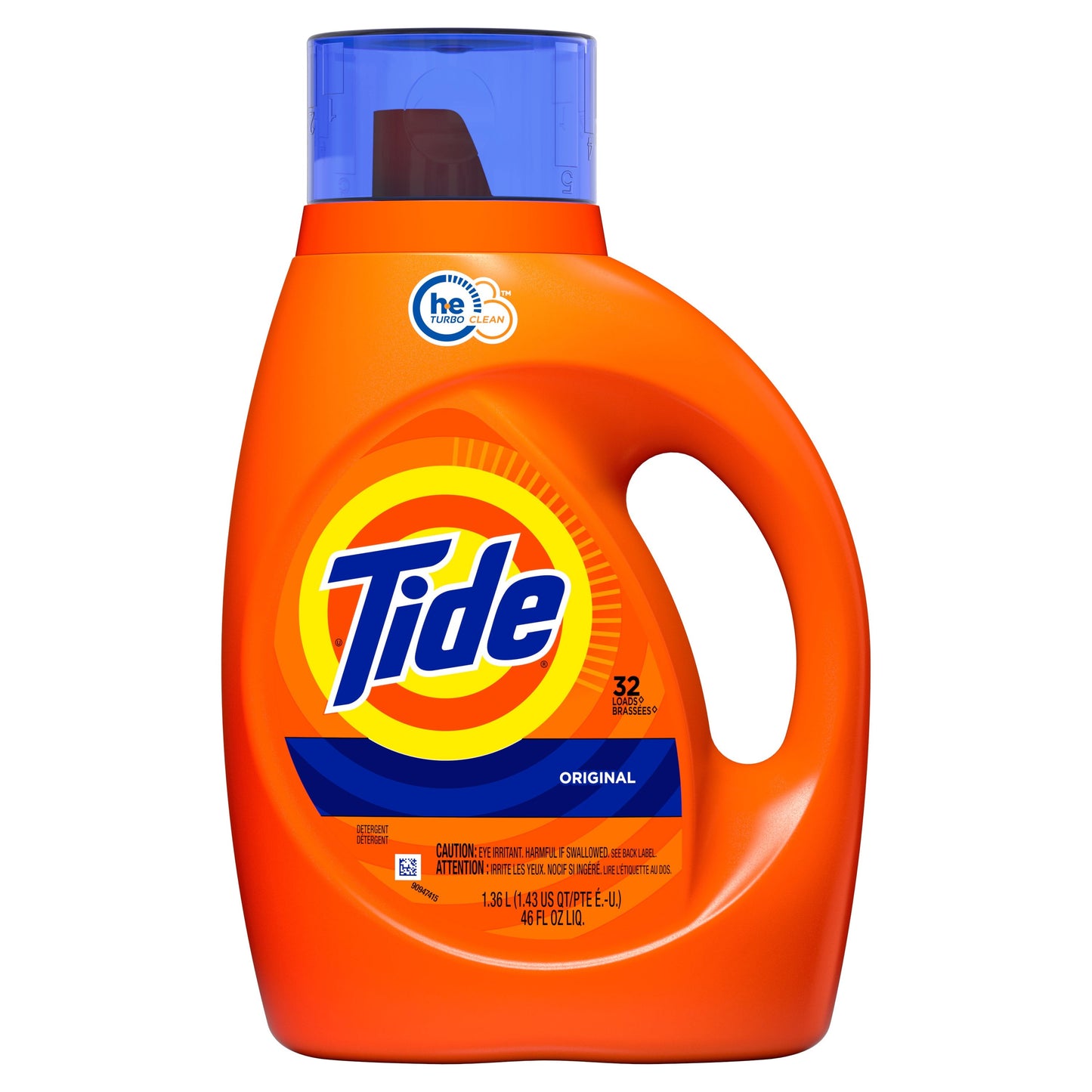 TIDE WASHING LIQUID HE TURBO CLEAN ORIGINAL 32 LOADS 1.36 LT