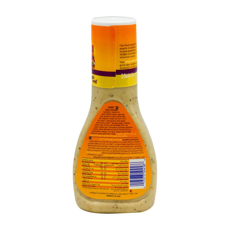 AMERICAN GARDEN DRESSING SPREAD CREAMY CAESAR 267 ML