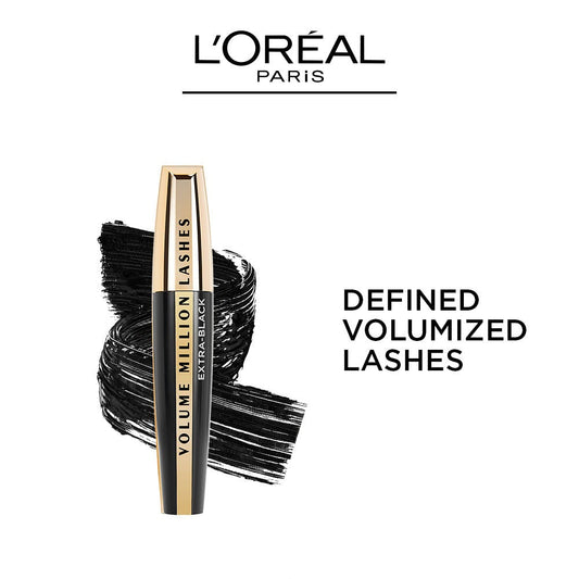 LOREAL VOLUME MILLION LASHES MASCARA EXTRA BLACK 10.5 ML PC