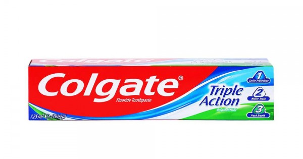 COLGATE TOOTH PASTE TRIPLE ACTION ORIGINAL MINT 125 ML