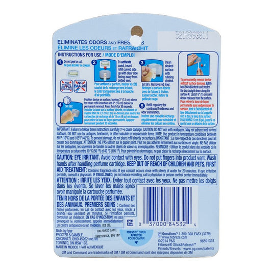 FEBREZE AIR FRESHNER SCRATCH SNIFF 5.5 ML BASIC