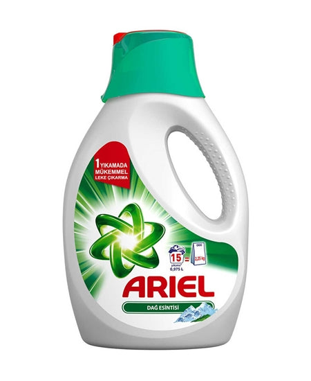 ARIEL WASHING LIQUID MOUNTAIN BREEZE 15 WASHES 975 ML