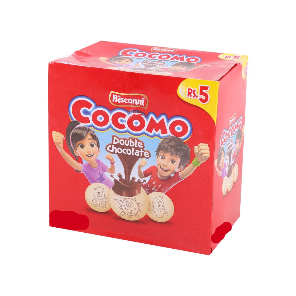 Bisconni COCOMO Double Chocolate Biscuit 12.5 GM-Box