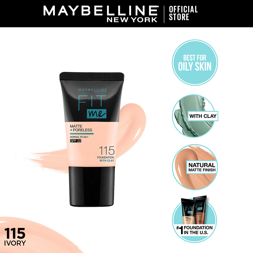 MAYBELLINE FIT ME FDT MAT PORE TUBE 115 IVORY 18ML