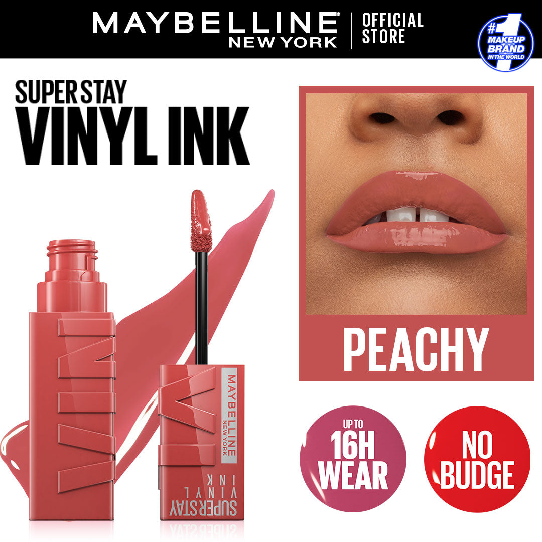 MAYBELLINE Â SUPERSTAY VINYL INK 15 PEACHY AS