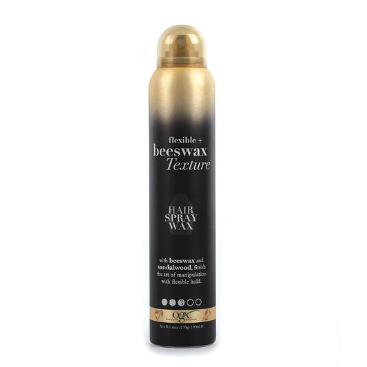OGX HAIR SPRAY WAX BEESWAX TEXTURE FLEXIBLE 190 ML