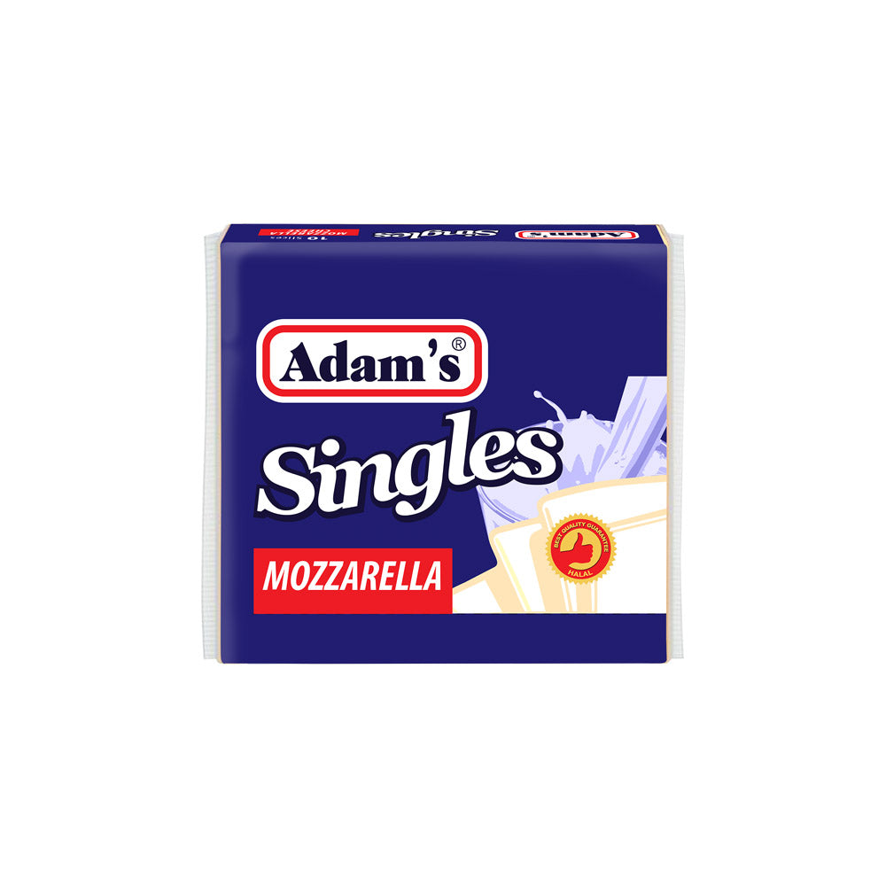 ADAMS SINGLES MOZZARELLA 10 SLICES CHEESE 200GM