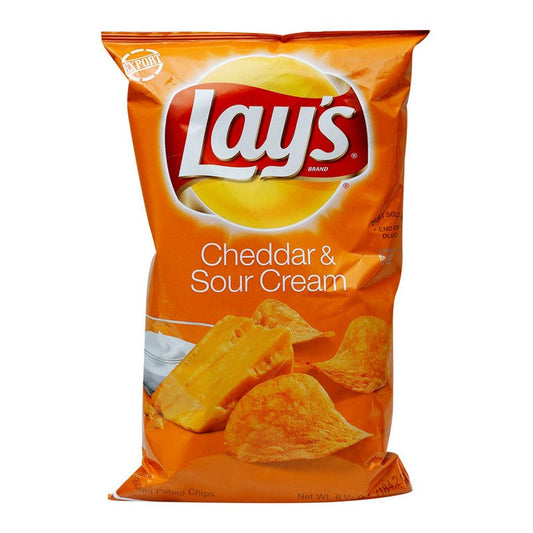 LAYS CHIPS CHEDDAR AND SOUR CREAM 184.2 GM