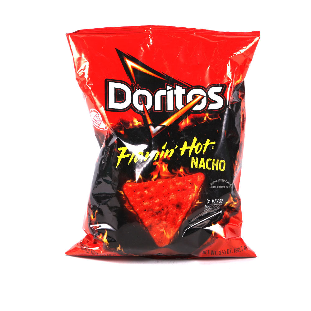 DORITOS CHIPS FLAMING HOT NACHO 92.1 GM