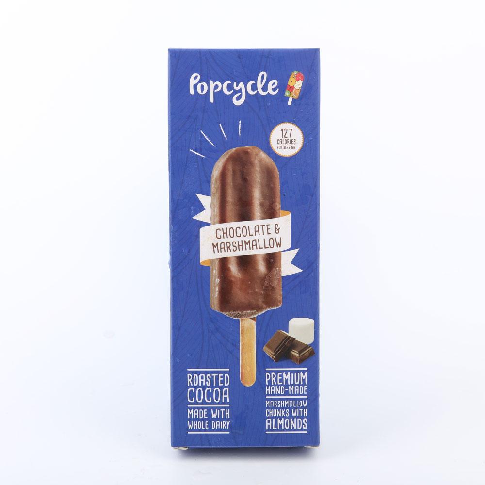 POPCYCLE ICE CREAM CHOCOLATE & MARSHMALLOWS 80GM