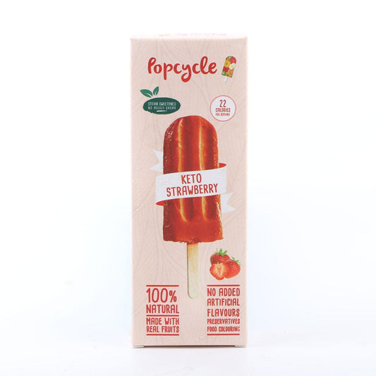 POPCYCLE KETO STRAWBERRY ICE CREAM 80GM