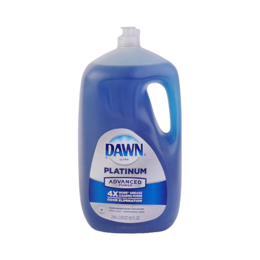 DAWN DISHWASHING LIQUID PLATINUM ADVANCED 4X POWER 2.66 LTR