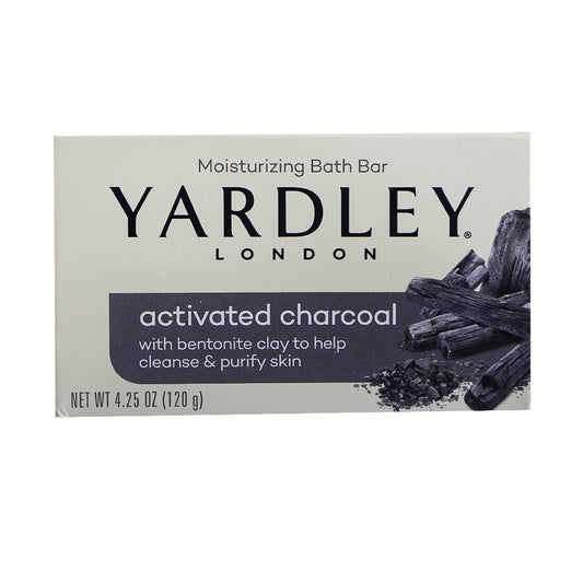 YARDLEY SOAP ACTIVATED CHARCOAL 120 GM