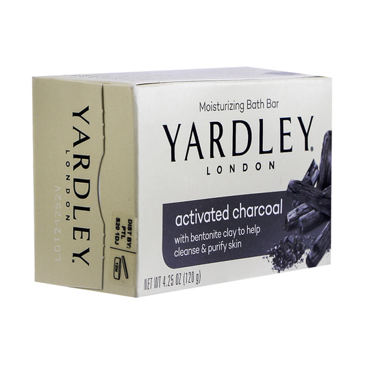 YARDLEY SOAP ACTIVATED CHARCOAL 120 GM