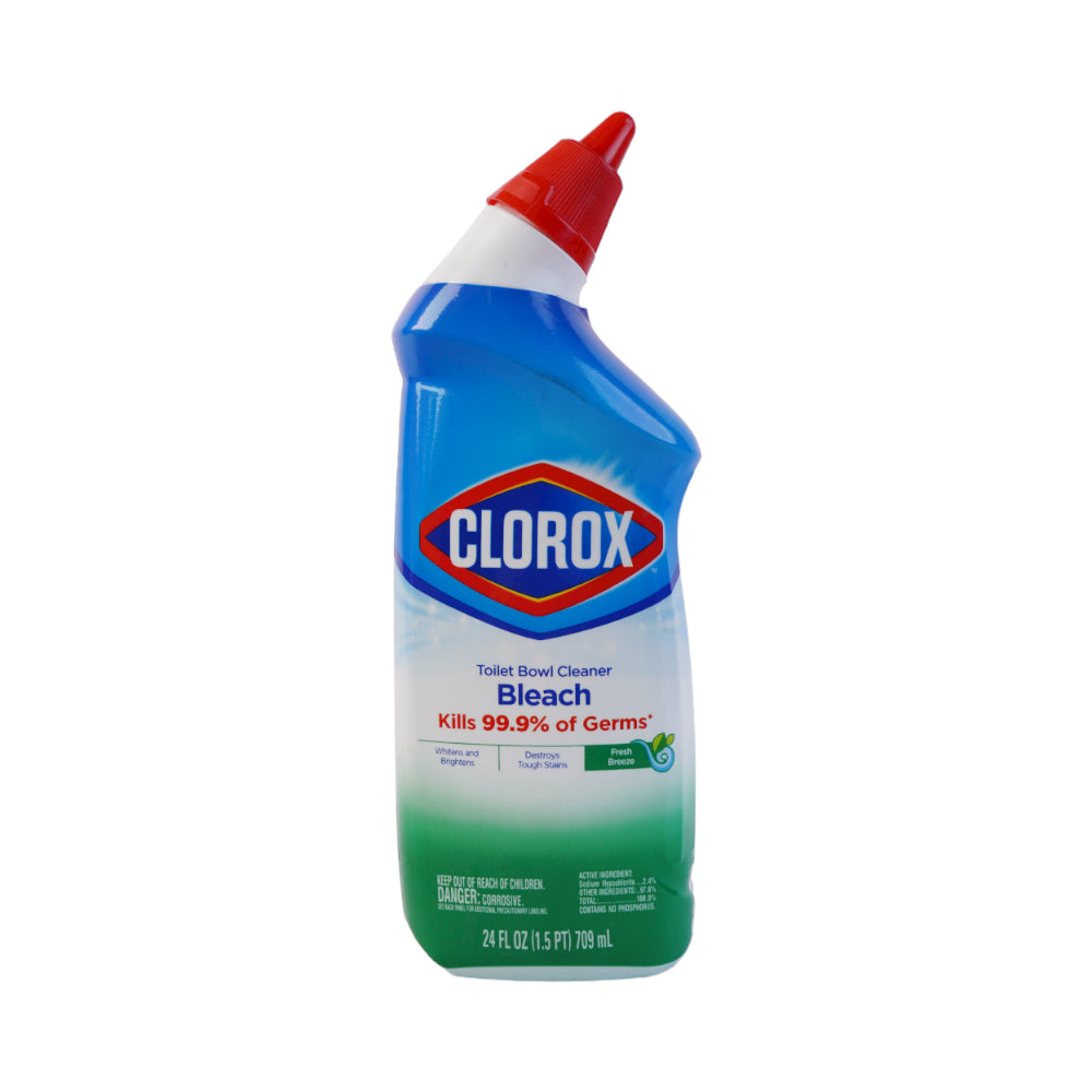 CLOROX TOILET BOWL CLEANER WITH BLEACH FRESH SCENT 709 ML