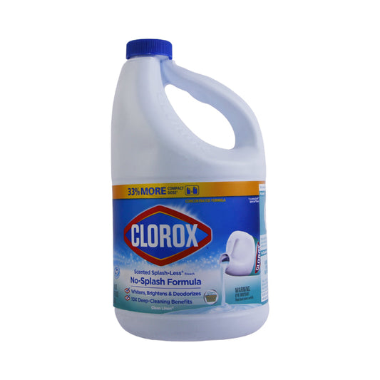 CLOROX WASHING BLEACH SPLASH LESS CLEAN LINEN 2.28 LTR