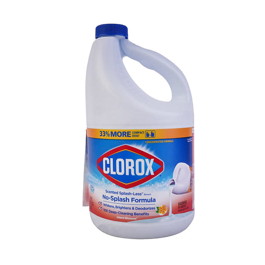 CLOROX WASHING BLEACH SPLASH-LESS ISLAND BLOSSOM 2.28 LTR