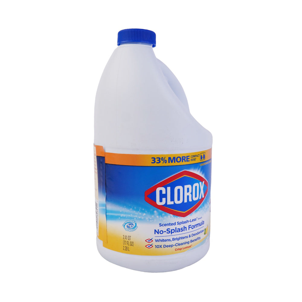 CLOROX BLEACH SPLASH-LESS CRISP LEMON 2.28 LTR