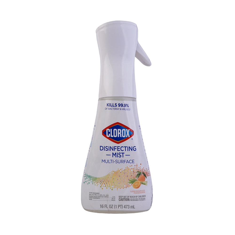 CLOROX DISINFECTING MIST MULTI SURFACE LEMONGRASS SPRAY 473M