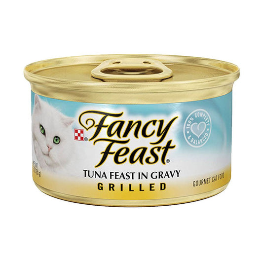 FANCY FEAST CAT FOOD TUNA IN GRAVY GRILLED 85 GM