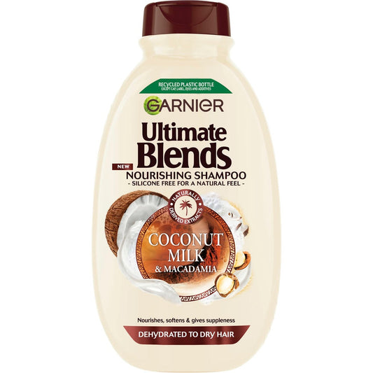 GARNIER ULTIMATE BLENDS SHAMPOO COCONUT MILK 400 ML