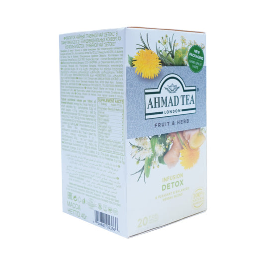 AHMAD TEA BAGS FRUIT & HERBAL DETOX 20PCS 40 GM