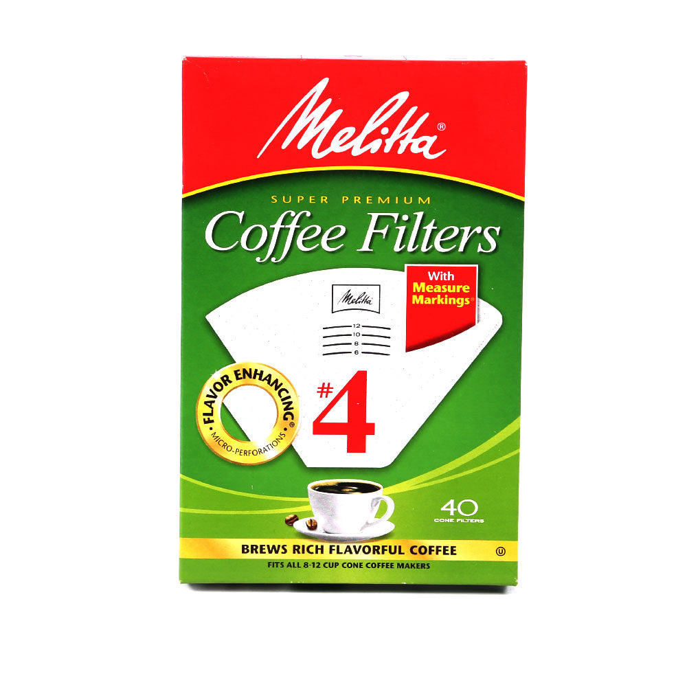 MELITTA COFFEE FILTERS #4 40 PCS