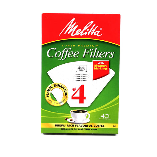 MELITTA COFFEE FILTERS #4 40 PCS