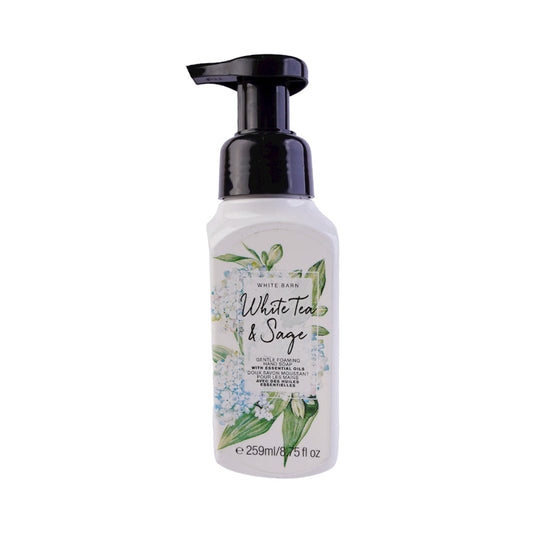 BBW WHITE TEA & SAGE HAND WASHES - GENTLE FOAMING 259ML