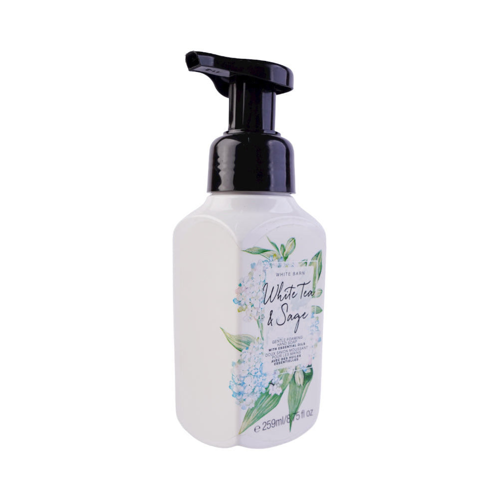 BBW WHITE TEA & SAGE HAND WASHES - GENTLE FOAMING 259ML