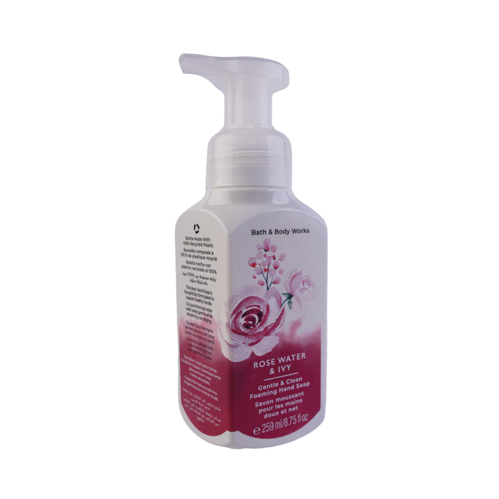 BBW ROSE WATER & IVY HAND WASHES - GENTLE FOAMING 259ML