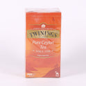 TWININGS TEA PURE CEYLON BRIGHT & REFRESHING 25 BAGS 50 GM