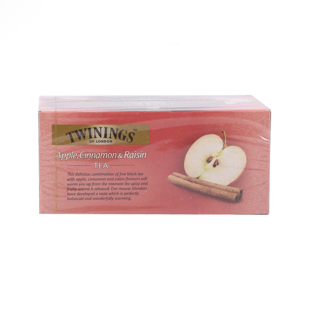 TWININGS TEA APPLE CINNAMON AND RAISIN 25 BAGS 50 GM