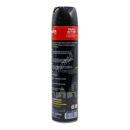 KINGTOX INSECT KILLER ALL TRIPLE ACTION BLACK 600 ML