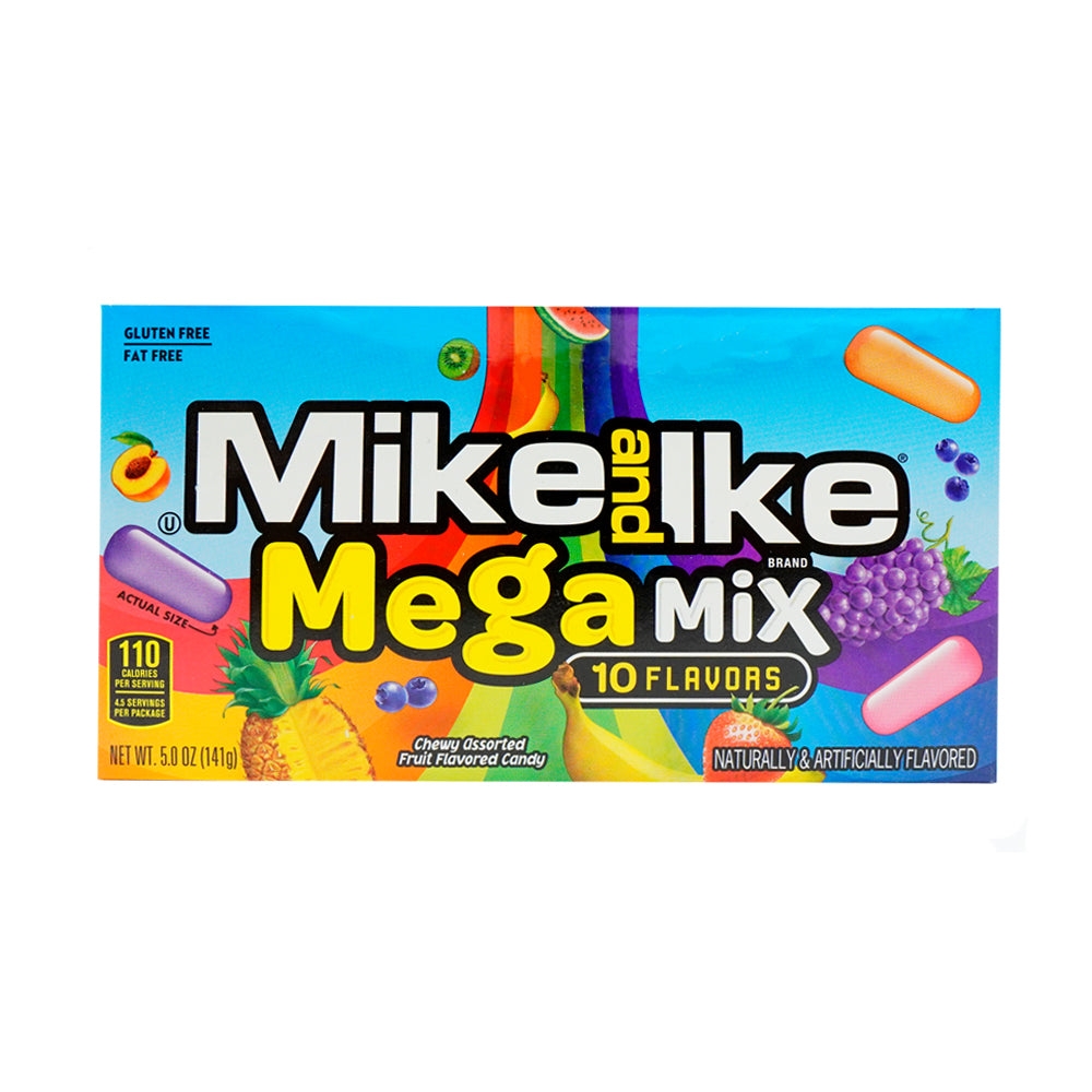 MIKE & IKE CANDY MEGA MIX 10 FLAVORS 141 GM