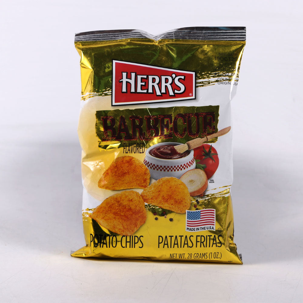 HERRS CHIPS BARBECUE 28 GM