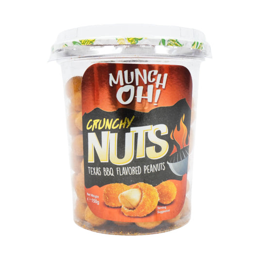 MUNCH OH CRUNCHY NUTS TEXAS BBQ PEANUTS