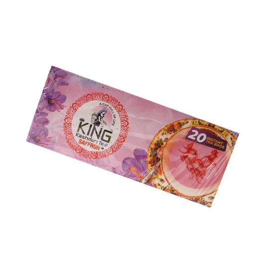 KING KASHMIRI TEA BAGS SAFRON FLAVOUR 20 PC