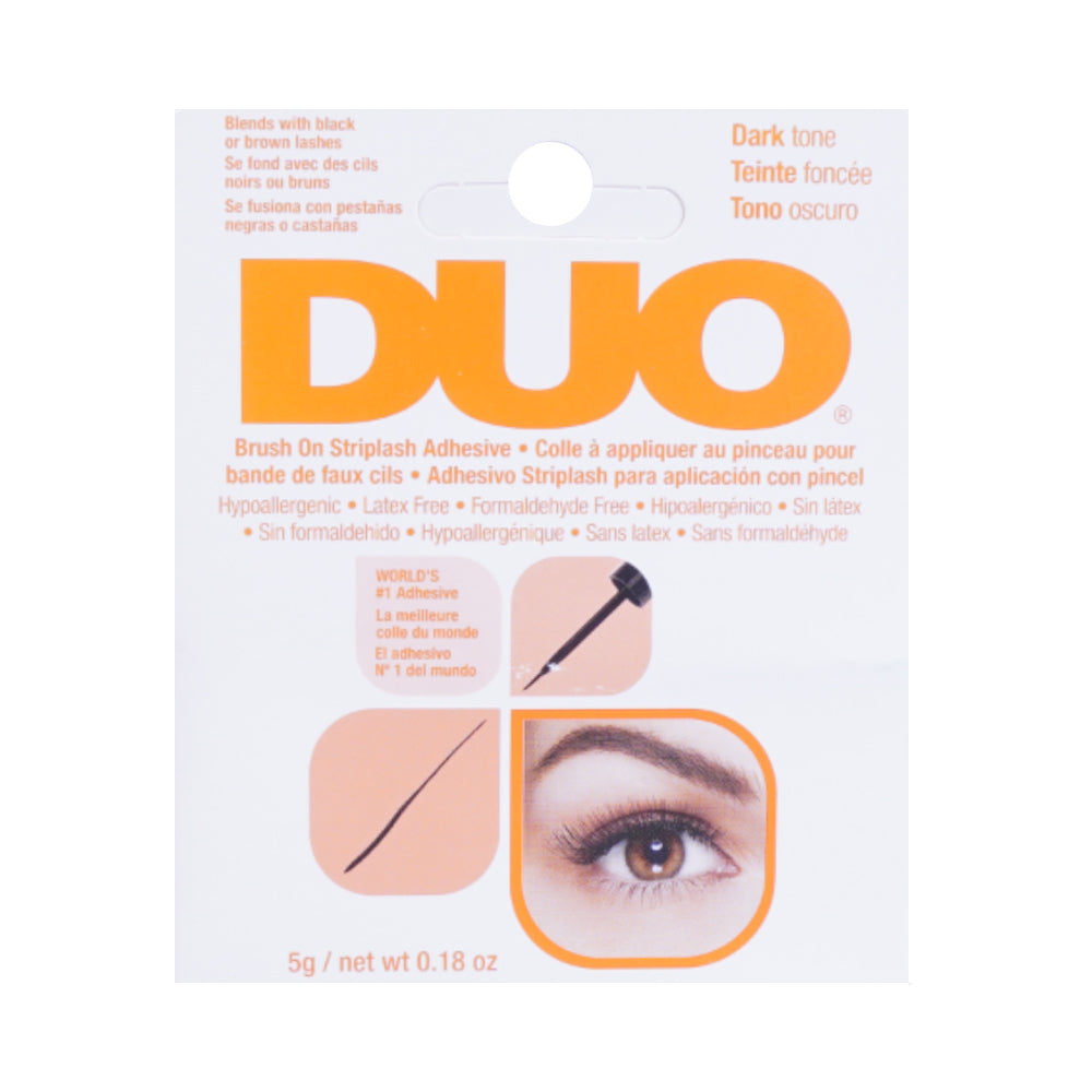 DUO BRUSH ON STRIPLASH ASHESIVE WITH BRUSH DARK TONE