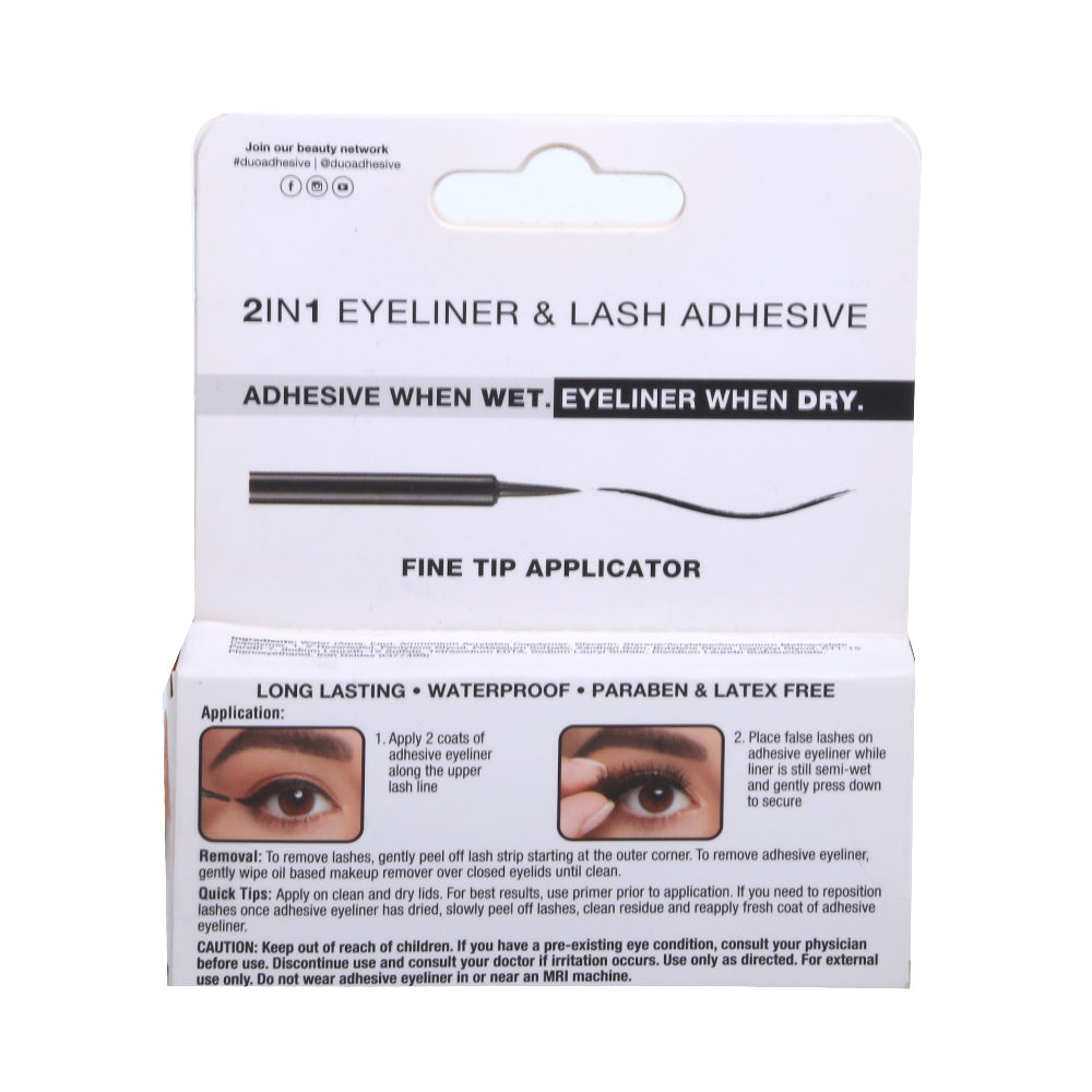 DUO GLUO LINE IT LASH IT 2IN1 EYE LINER & LASH ADHESIVE 3.5G