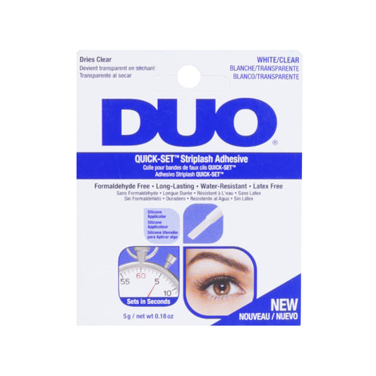 DUO QUICK SET WHITE CLEAR BLUE GLUE