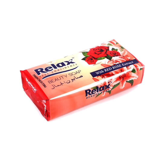 RELAX BEAUTY SOAP WITH RED ROSE EXTRACT 140 GM