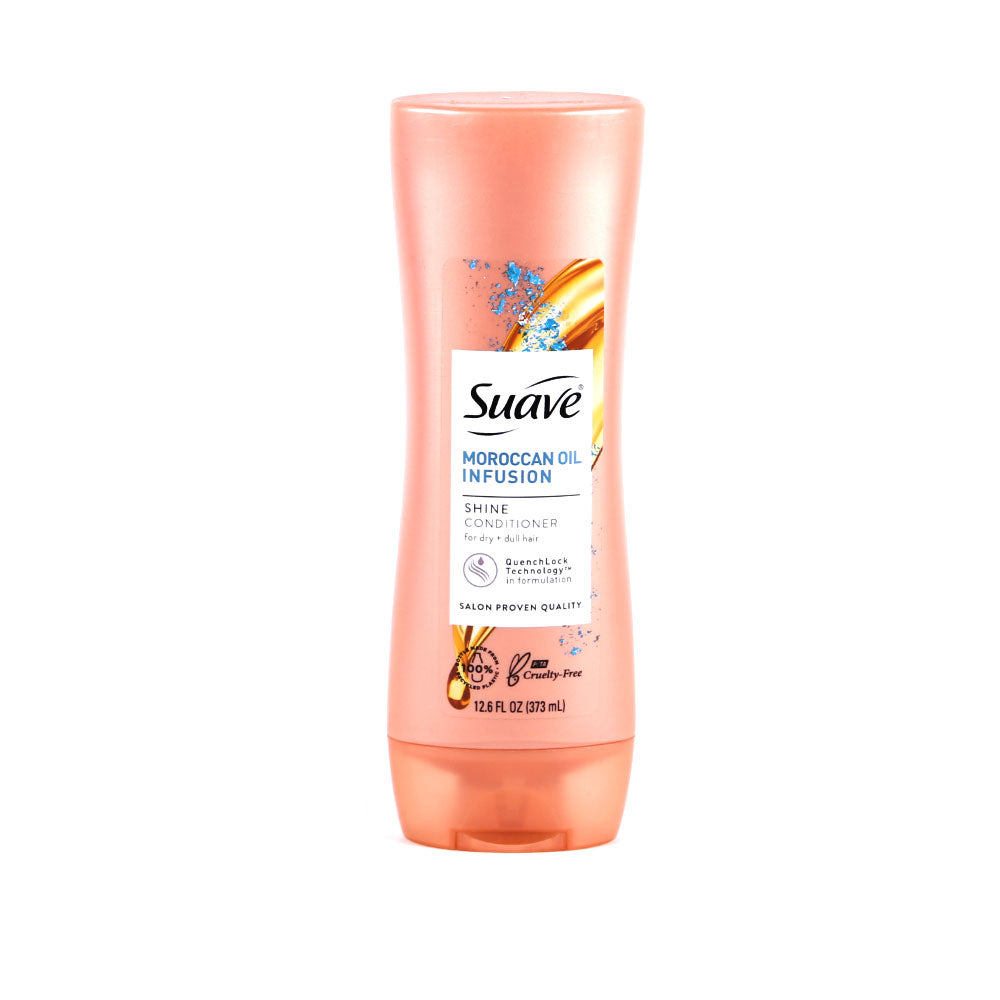 SUAVE CONDITIONER MOROCCAN OIL INFUSION SHINE 373 ML