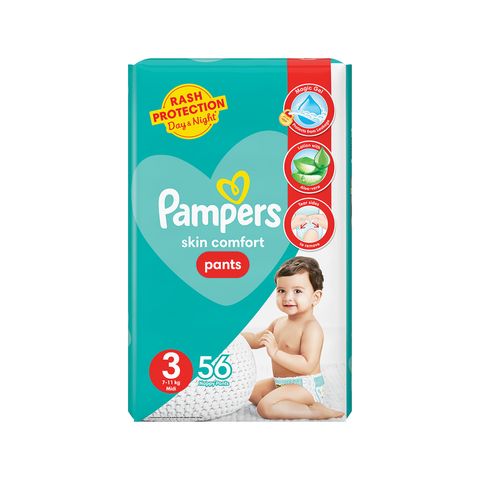 PAMPERS PANTS MEGA PACK MIDI 3 56PCS 7-11 KG