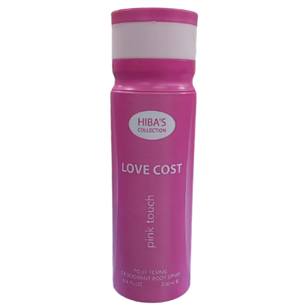 HIBA COLLECTION DEODORANT BODY SPRAY PINK TOUCH 200 ML