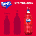 Fanta Strawberry Fruit Soda Pop, 2 Liter Bottle