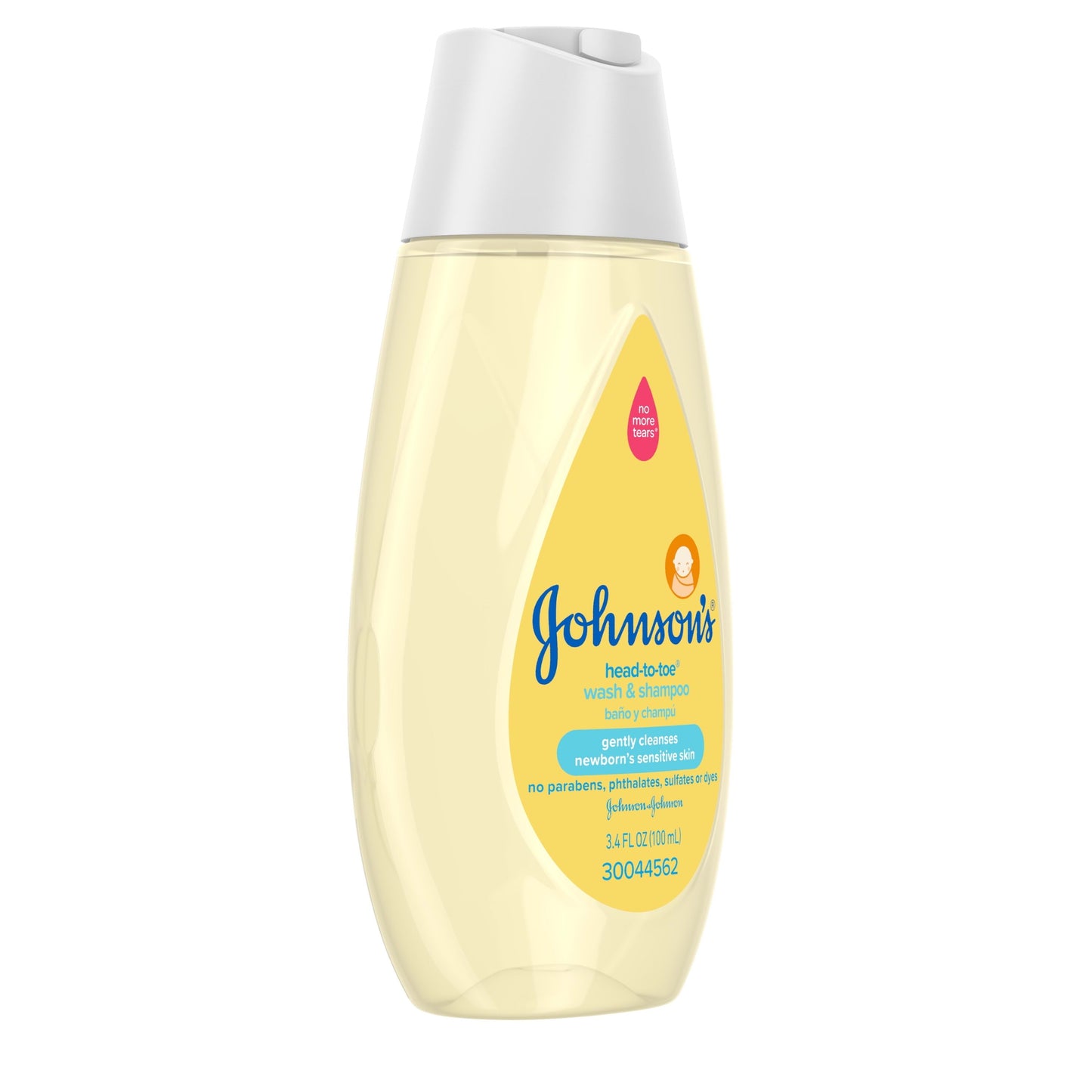 Johnson's Head-To-Toe Tearless Gentle Baby Wash & Shampoo, 3.4 fl. oz