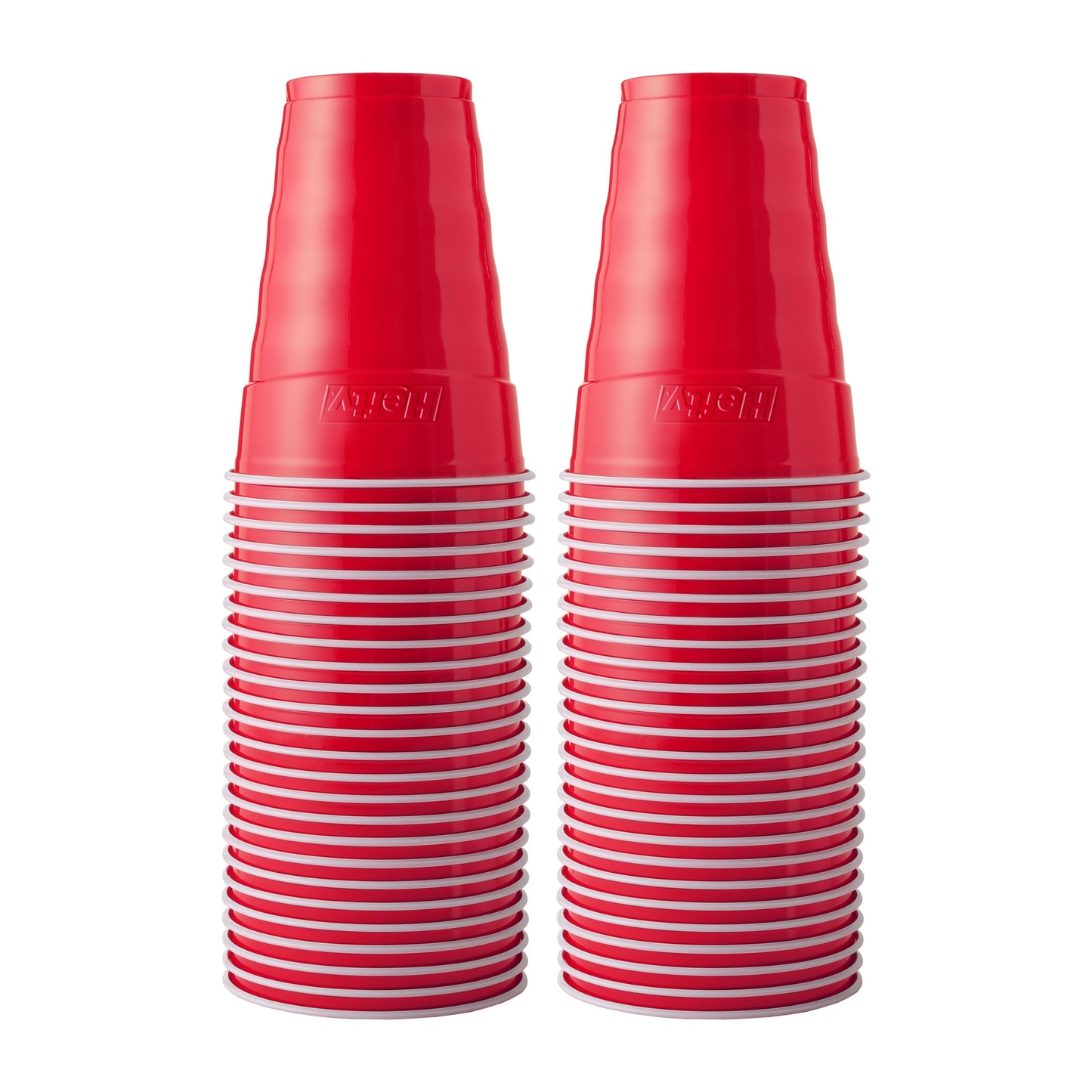 Hefty Party On Disposable Plastic Cups, Red, 18 Ounce, 25 Count