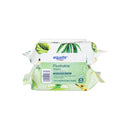 Equate Witch Hazel and Aloe Scent Flushable Wipes, 2 Flip-Top Packs (96 Total Wipes)